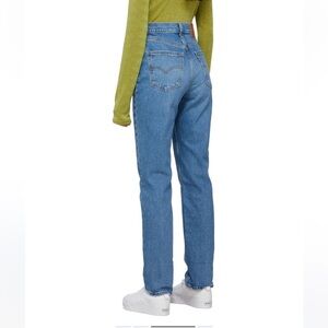 Levi’s Blue 70's High Rise Slim Straight Jeans